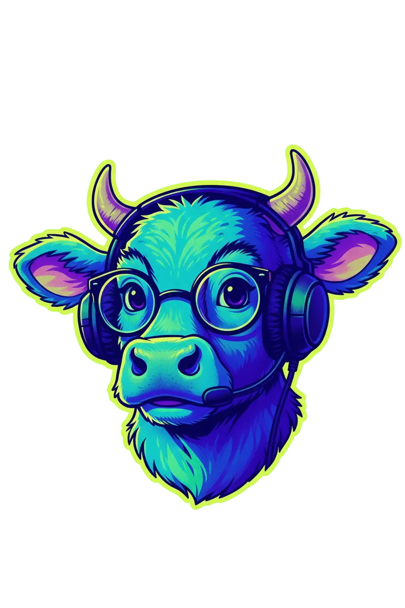 GeekCow mascot